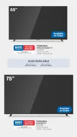 OK Furniture catalogue Page 14: Toshiba - 4k qled tv 752670rp €681,00, Toshiba - 55 144hz 4k qled tv 55z670rp €475,00