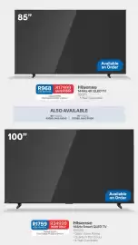 OK Furniture catalogue Page 17: Hisense - 85 4k qled tv 85q7q €968,00