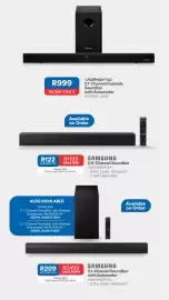 OK Furniture catalogue Page 28: Volkano - 2.1-channel cascade soundbar with subwoofer vk3900 €999,00