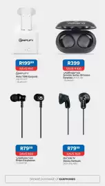 OK Furniture catalogue Page 32: Note tsw earpods am-1111-wt €199,99, Sony - stereo earbuds mdr-e9up/bc €79,99