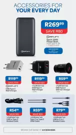 OK Furniture catalogue Page 36: Volkano - usb/type c wall charger €119,99, Volkano - usb to 3-in-1 braided cable €79,99