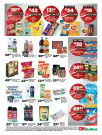 OK MiniMark catalogue Page 2: Willards Flings or Cheese Curls Maize Snack €24,00, Fair Cape 100% Fruit Juice Blend €35,99