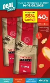 Dealz gazetka tydzień 37 Strona 8: Kawa ziarnista Swisso €40,00