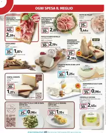 Volantino Ipercoop Pagina 23: Fontal Cheesta €1,27, Parmigiano Reggiano D.O.P. di montagna €2,39