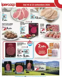 Volantino Ipercoop Pagina 24: Cotolette di lombo di suino fattorie natura €7,49