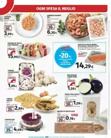 Volantino Ipercoop Pagina 25: Gamberi giganti bio €6,30, Tartare Gimar €3,99