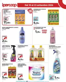 Volantino Ipercoop Pagina 32: Linea prodotti per la casa Vim €1,78, Idraulico gel Mr Muscle €5,90
