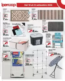 Volantino Ipercoop Pagina 38: Tappeti assortiti €7,10, Foderine copri asse da stiro Colombo €6,90