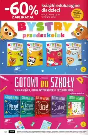 Empik gazetka Strona 62: Książka Bystry przedszkolak Cyfry Wilga €16,99, Książka Gotowi do szkoły Piszę! Wilga €19,99