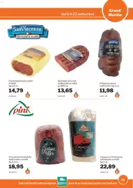 Volantino GrosMarket Pagina 15: Caciospianata piccante €14,79, Fesa di bovino stufata sottovuoto a metà €18,95