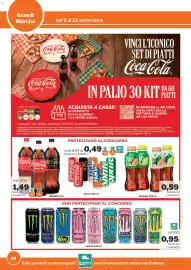 Volantino GrosMarket Pagina 28: Coca-Cola €1,49, Fuze tea €0,59