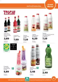Volantino GrosMarket Pagina 29: Toschi long drink fragola, menta €7,69, Toschi Topping al pistacchio €7,19