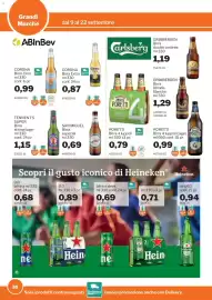 Volantino GrosMarket Pagina 30: Heineken 0,0 €0,89, Corona Birra Extra €0,87