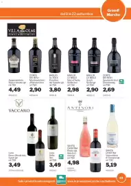 Volantino GrosMarket Pagina 33: Corte dei Rovi Spumante brut Chardonnay €2,69, Baglio al Sole Primitivo del Salento igt €3,80