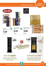 Volantino GrosMarket Pagina 41: Barilla Pasta di semola formati normali €5,49, Farfalle, gnocchetti sardi Barilla €7,29