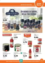 Volantino GrosMarket Pagina 43: Passata Mutti €1,14, Mutti Passata di pomodoro €3,49