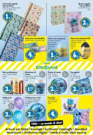 Volantino Tedi Pagina 5: Piatto di carta Stitch €2,00, Biro multicolore €2,00