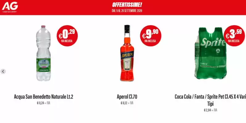 Volantino Ag Cash Carry (valido fino al 20-09)