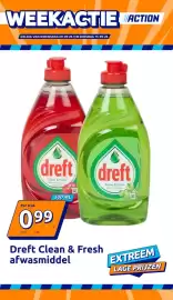 Action folder week 37 Pagina 1: Dreft Clean & Fresh afwasmiddel €0,99