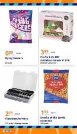 Action folder week 37 Pagina 24: Flying Saucers €0,89, Crafts & Co DIY miniatuur-kamer in blik €3,99