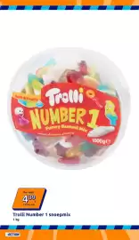 Action folder week 37 Pagina 3: Trolli Number 1 snoepmix €4,39