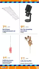 Action folder week 37 Pagina 30: Werckmann ringsteeksleutel-set €7,95, Nor-Tec streaming microfoon €9,95