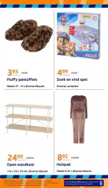 Action folder week 37 Pagina 33: Zoek en vind spel €4,99, Fluffy pantoffels €3,95