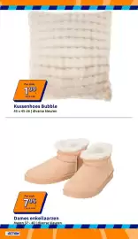 Action folder week 37 Pagina 7: Kussenhoes Bubble €1,99, Dames enkellaarzen €7,95