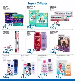 Volantino Migross Superstore Pagina 18: Pampers Baby-dry €4,99, Palette Intensive Color Creme €2,99