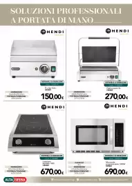 Volantino Altasfera Pagina 16: Fry top liscia Hendi €150,00, Piastra panini XL Hendi €270,00