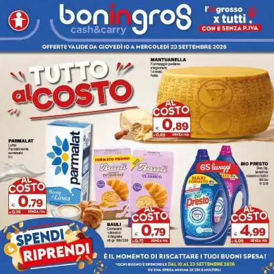 Volantino Boningros Cash and Carry (valido fino al 23-09)