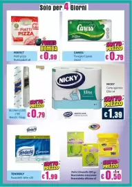 Volantino Euroshop Pagina 4: Nicky carta igienica elite €1,39, Bicchieri Presto €0,79