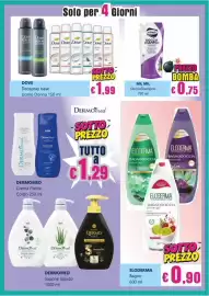 Volantino Euroshop Pagina 7: Eloberma Bagno €0,90, Dove Deospray base €1,99