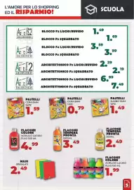 Volantino Amashop Pagina 5: Flacone colore acrilico lucido €1,99, Tempera Toy Color €2,49