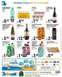 Volantino Tre Valli Supermercato Pagina 12: Carta Domopak €0,99, Estathe Limone / Pesca €1,59
