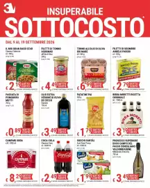 Volantino Tre Valli Supermercato Pagina 4: Olio extra vergine di oliva De Cecco Classico €3,49, Coca-Cola Classico/Zero €2,49