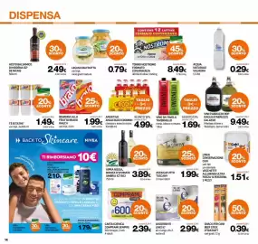 Volantino Superconti Pagina 14: Asciugatutto Tuscany €1,99, Vipra rossa, bianca o spumate umbria igt bigi €3,89