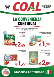 Volantino Coal Pagina 1: Polpa pomodoro fine Mutti €1,29, Pizza la alta Buitoni €2,65