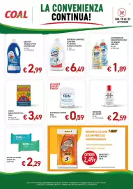 Volantino Coal Pagina 9: Crema dermoprotettiva Prep €3,49, Ammorbidente concentrato Deox €1,89