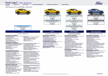 Catalogue Ford page 2: Seuil - pack premium awd extended range €5.190,00