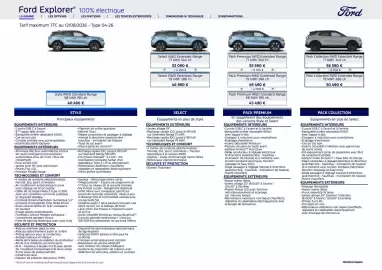 Catalogue Ford page 2: Seuil - pack premium auto extensible range €4.490,00, Select awd extended range €90,00