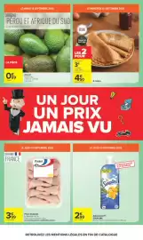 Catalogue Carrefour | LE MOIS MONOPOLY page 4: SOUPLINE Adoucissant €2,99, Avocat €0,89