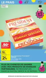 Catalogue Carrefour | LE MOIS MONOPOLY page 47: PRÉSIDENT Beurre Gastronomique €2,79