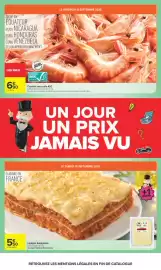 Catalogue Carrefour | LE MOIS MONOPOLY page 5: Carrefour Lasagne bolognaise €5,50, Crevette rose cuite ASC €6,90