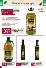 Folleto Alcampo Página 14: Loxa Aceite de Oliva Virgen Extra Dorica €7,59, Loxa Aceite de Oliva Virgen Extra €10,99
