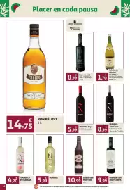 Folleto Alcampo Página 20: Castillo de Salobreña €1,70, Muñana Tres Cepas €8,99