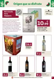 Folleto Alcampo Página 21: Marqués de Contraviesa €14,75, Haza del Lino €10,99