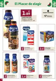 Folleto Alcampo Página 22: Puleva Proteína €1,29, Puleva Protein High Pro €1,00