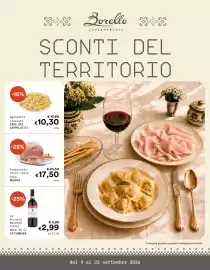 Volantino Borello Supermercati Pagina 1: Agnolotti staccati Casa dei Cappelletti €10,30