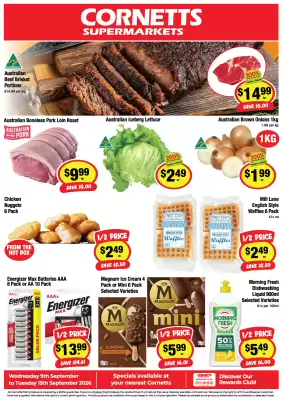 CORNETTS (valid until 15-09)